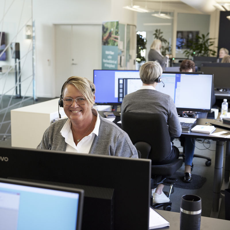 Medarbejder i go'energis kundeservice