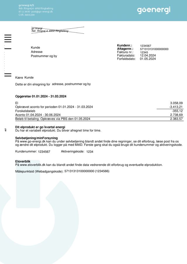 Forstå Din Regning Elvarme Forsideny