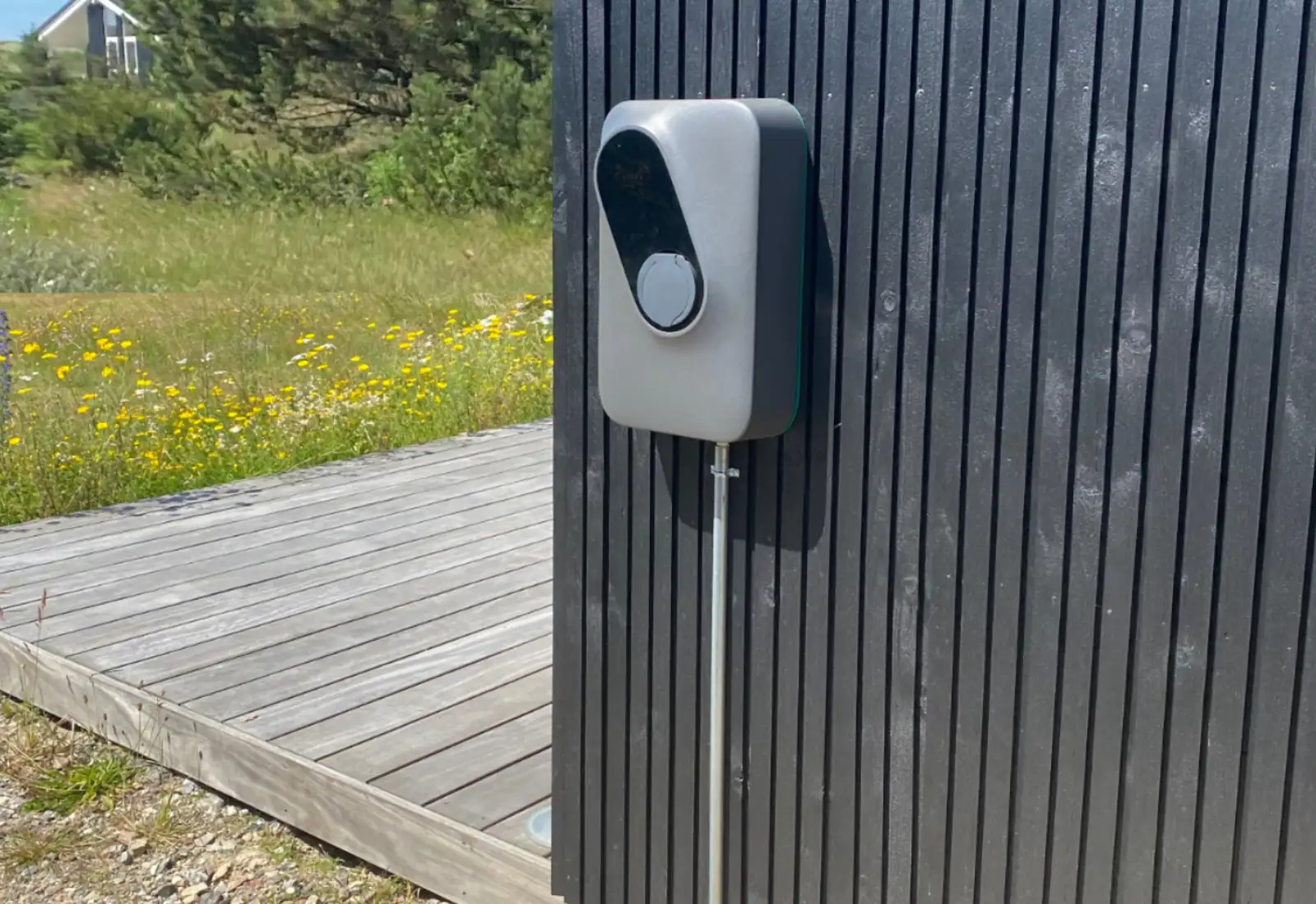 Ladeboks sat op ved sommerhus