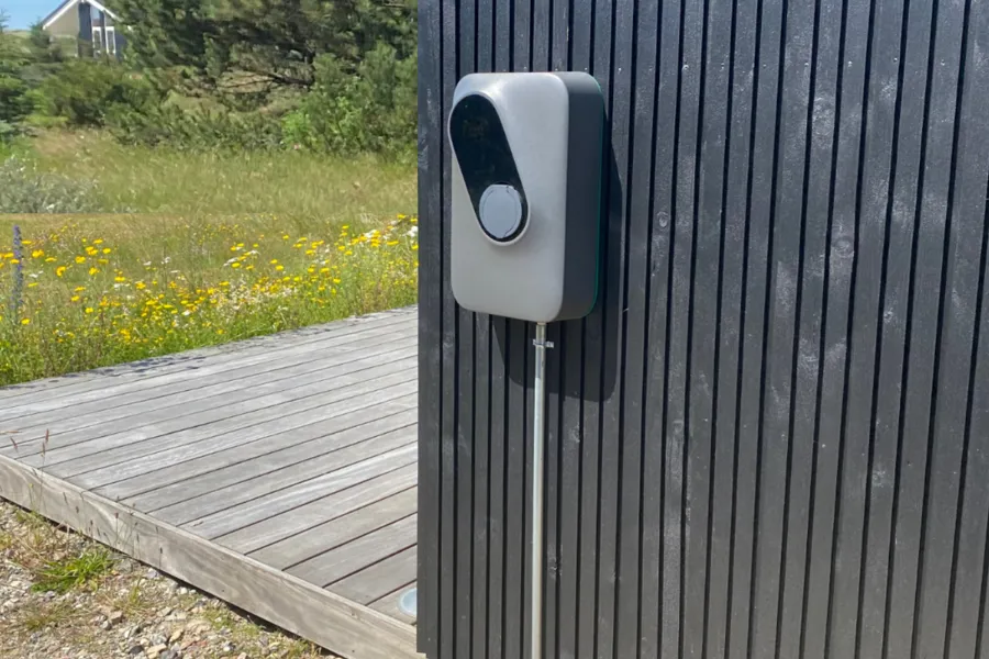 Ladeboks sat op ved sommerhus