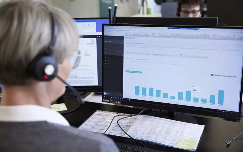 Oversigt over forbrug af el